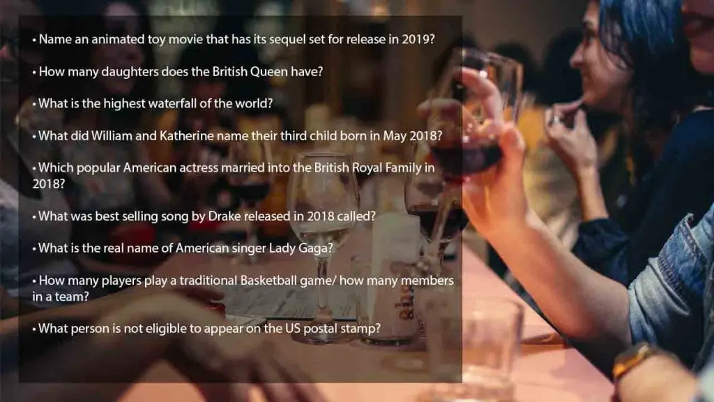 95+ Best bar trivia questions with answers [updated]