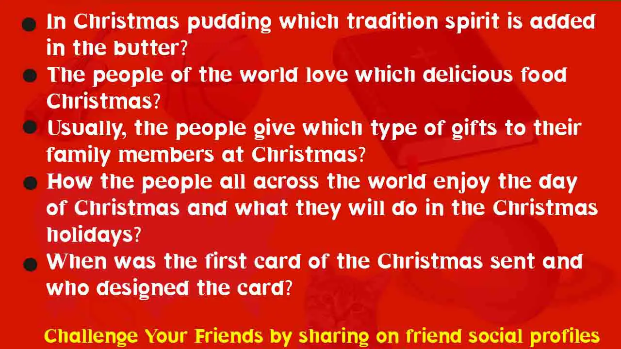 105+ Christmas Trivia questions with answers Religious