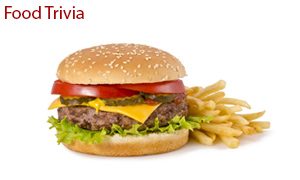 food trivia burger