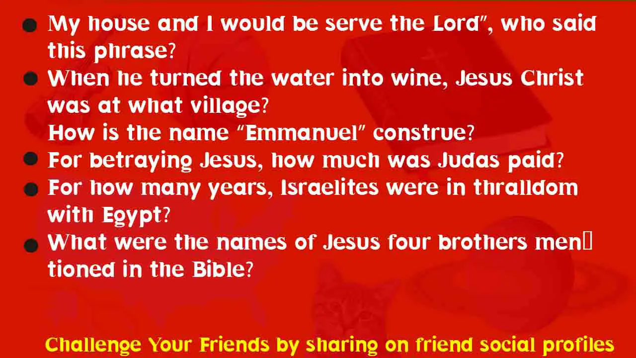 135 Bible Trivia Questions Jesus History