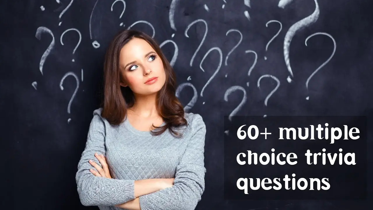 Multiple choice trivia questions