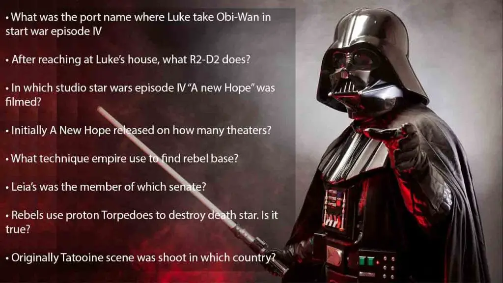 85+ Star Wars Trivia Questions and Answers List [Updated]