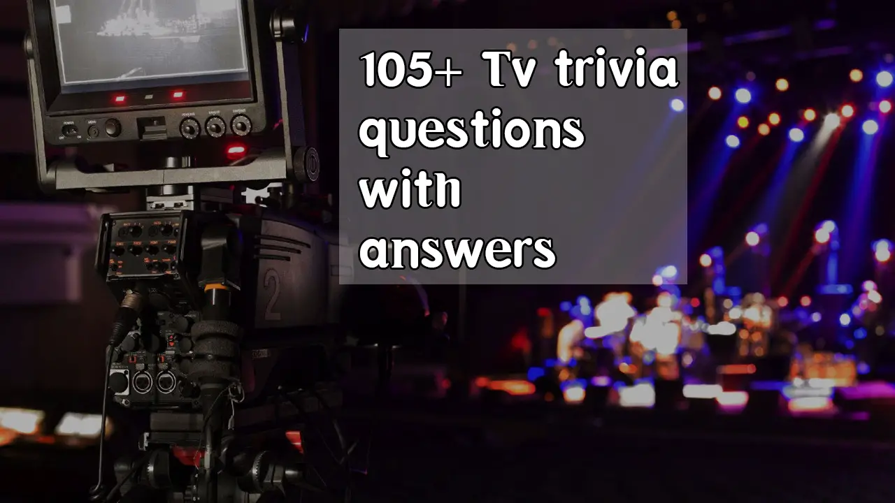 Tv trivia questions