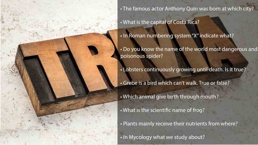 Trivia Question Today 120+ Daily Trivia Questions List with Answers - Best Trivia Questions ...