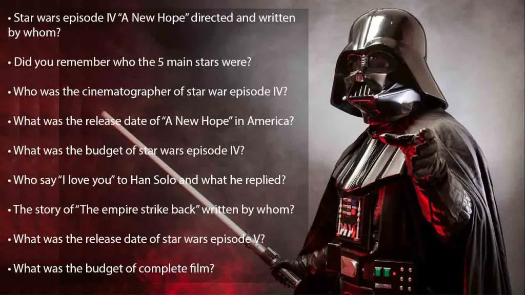 85+ Star Wars Trivia Questions And Answers List [Updated]