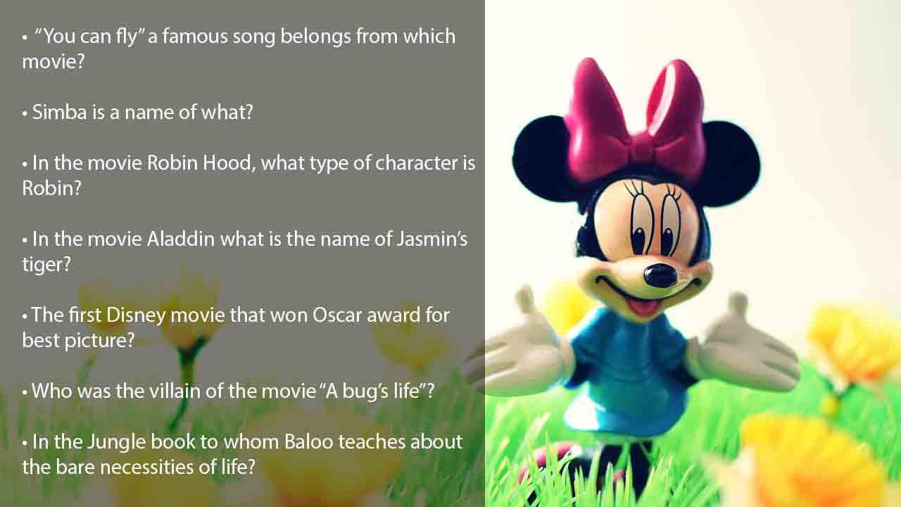 62 Disney Movie Disney World Trivia Questions