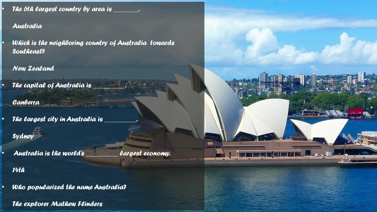 funny australia trivia questions and answers