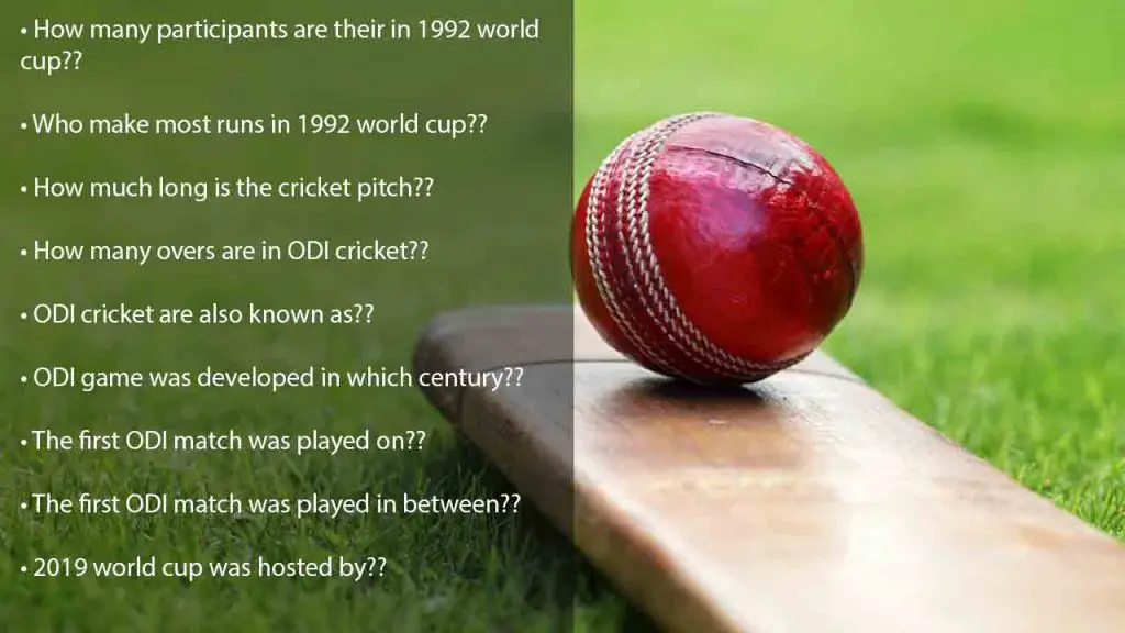 110+ All Time Best Cricket Trivia Questions [Q&A]