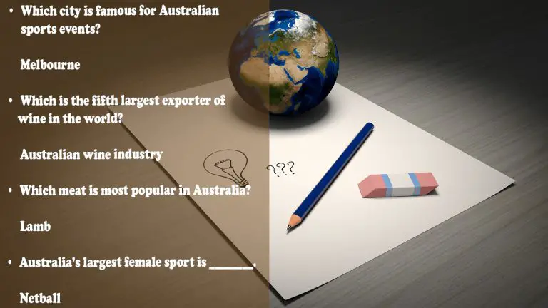 Most Common Trivia Questions Australia