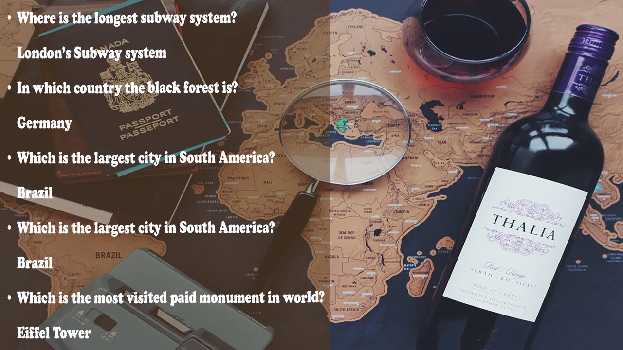 travel trivia questions