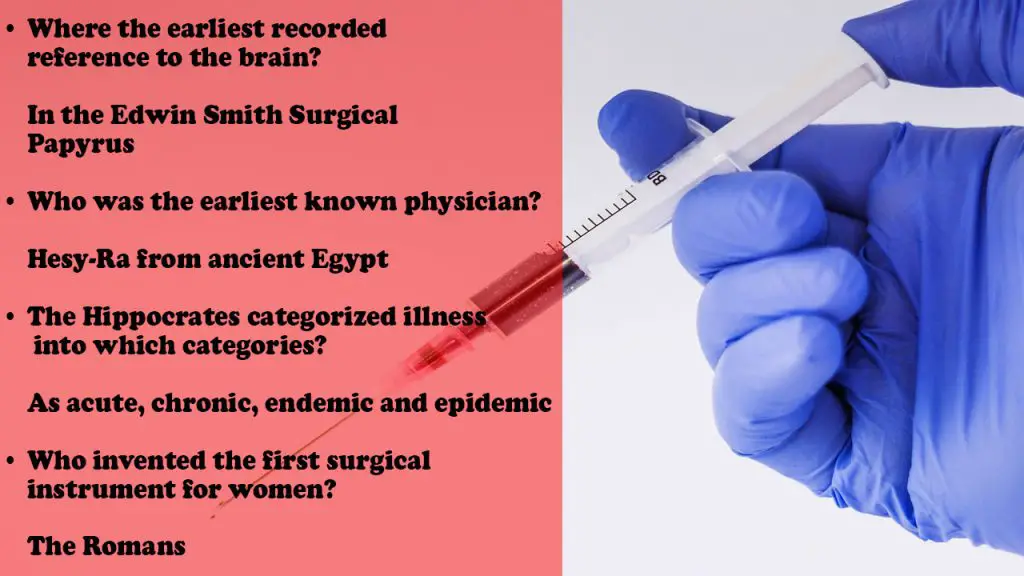 65+ Medical Trivia Questions and Answers