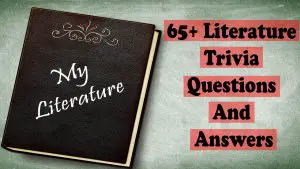 Literature Trivia Questions