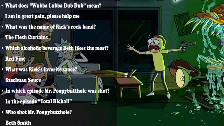 90 Rick And Morty Trivia Questions And Answers Unique 