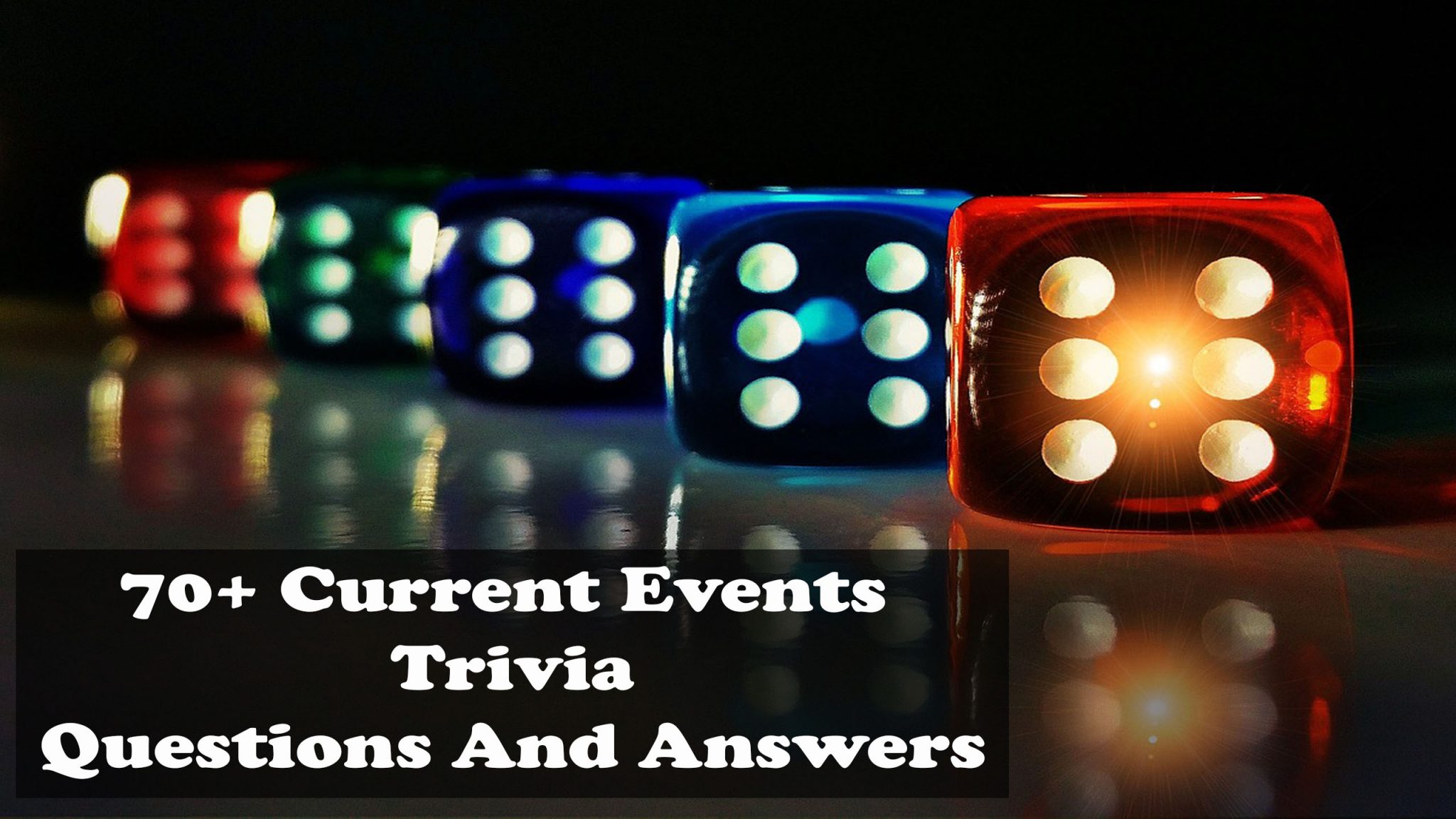 80+ Current Events Trivia Questions and Answers [Updated]