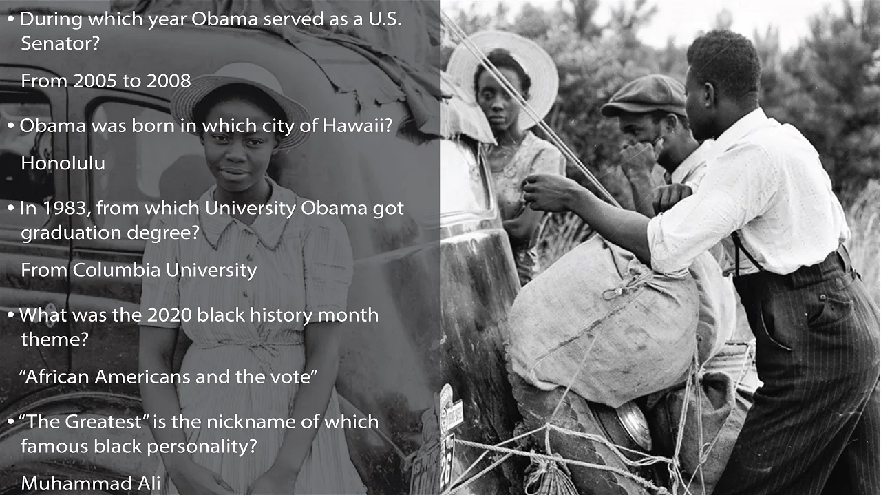 black history trivia