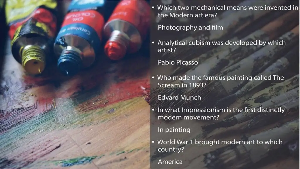 95+ Art Trivia Questions and Answers