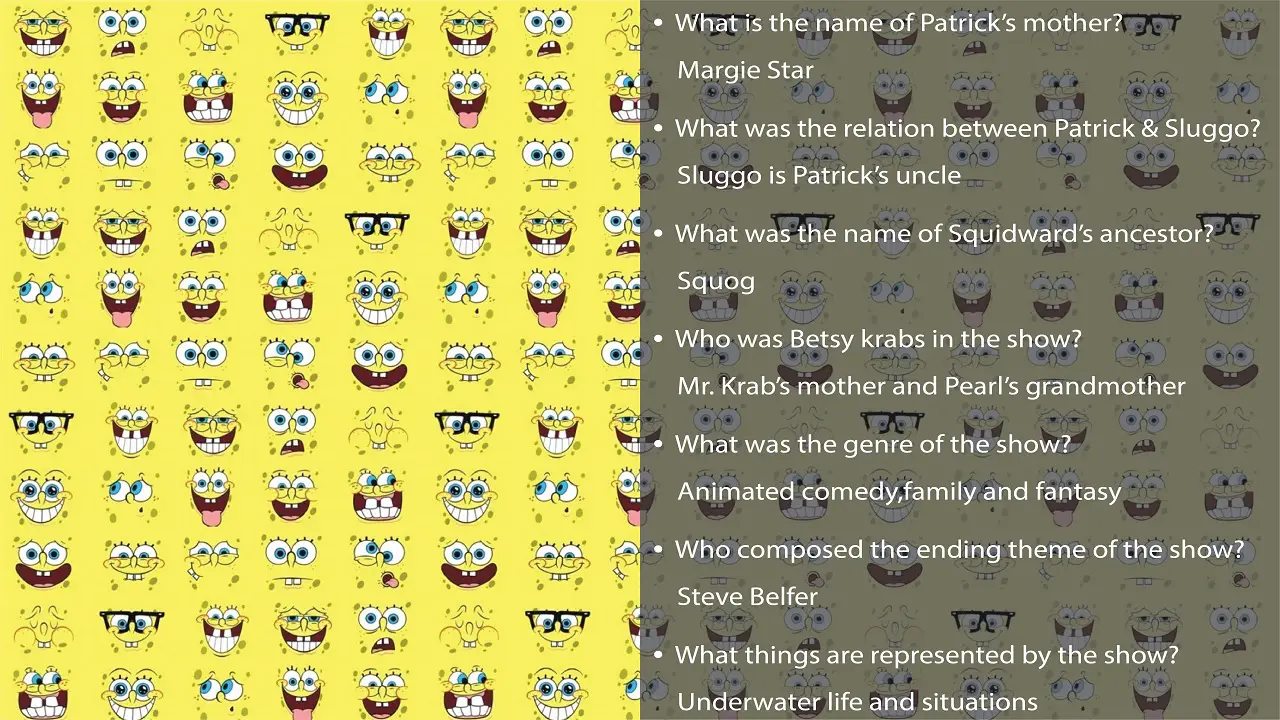 SpongeBob Trivia