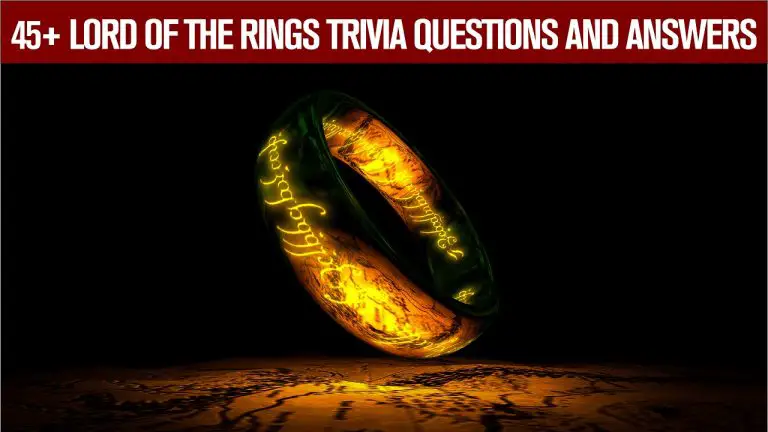 lord of the rings trivia do you want to be a millionair