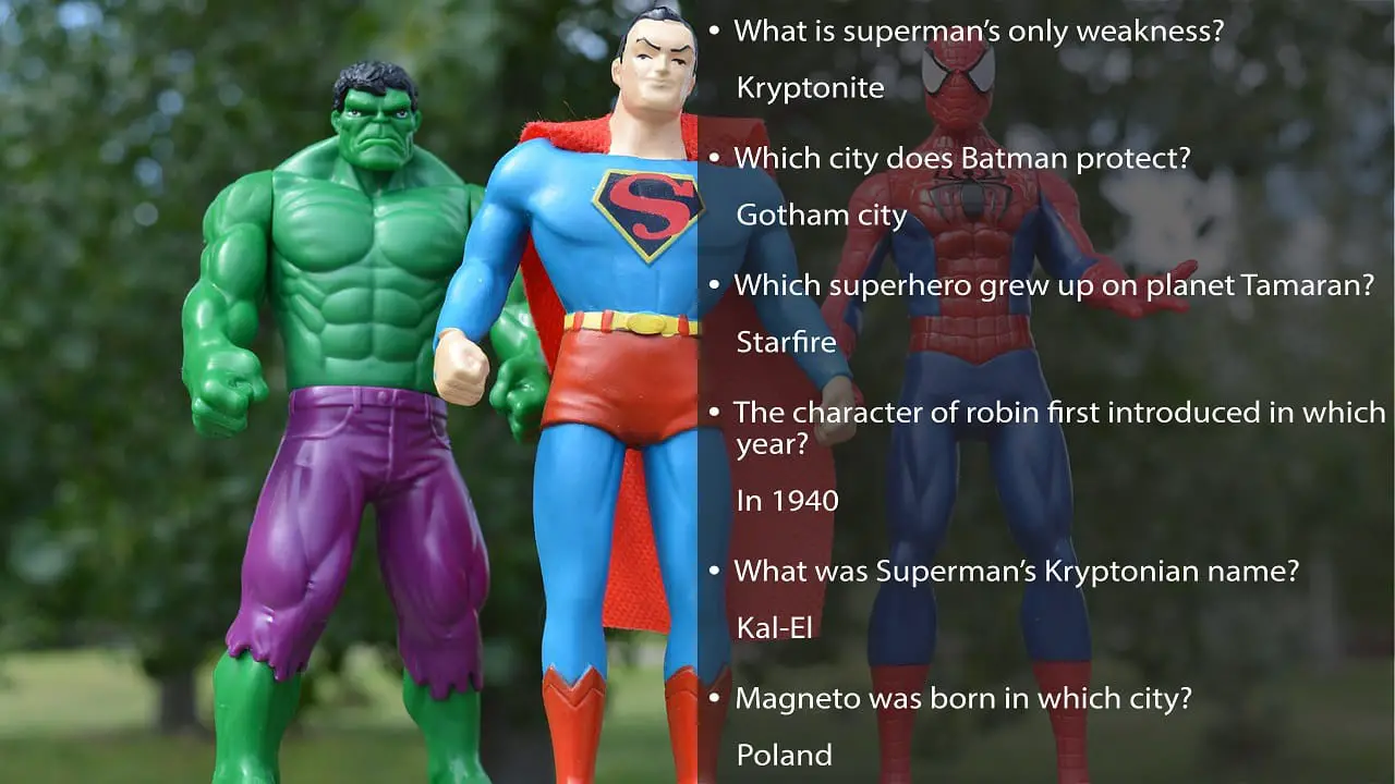 Superhero trivia