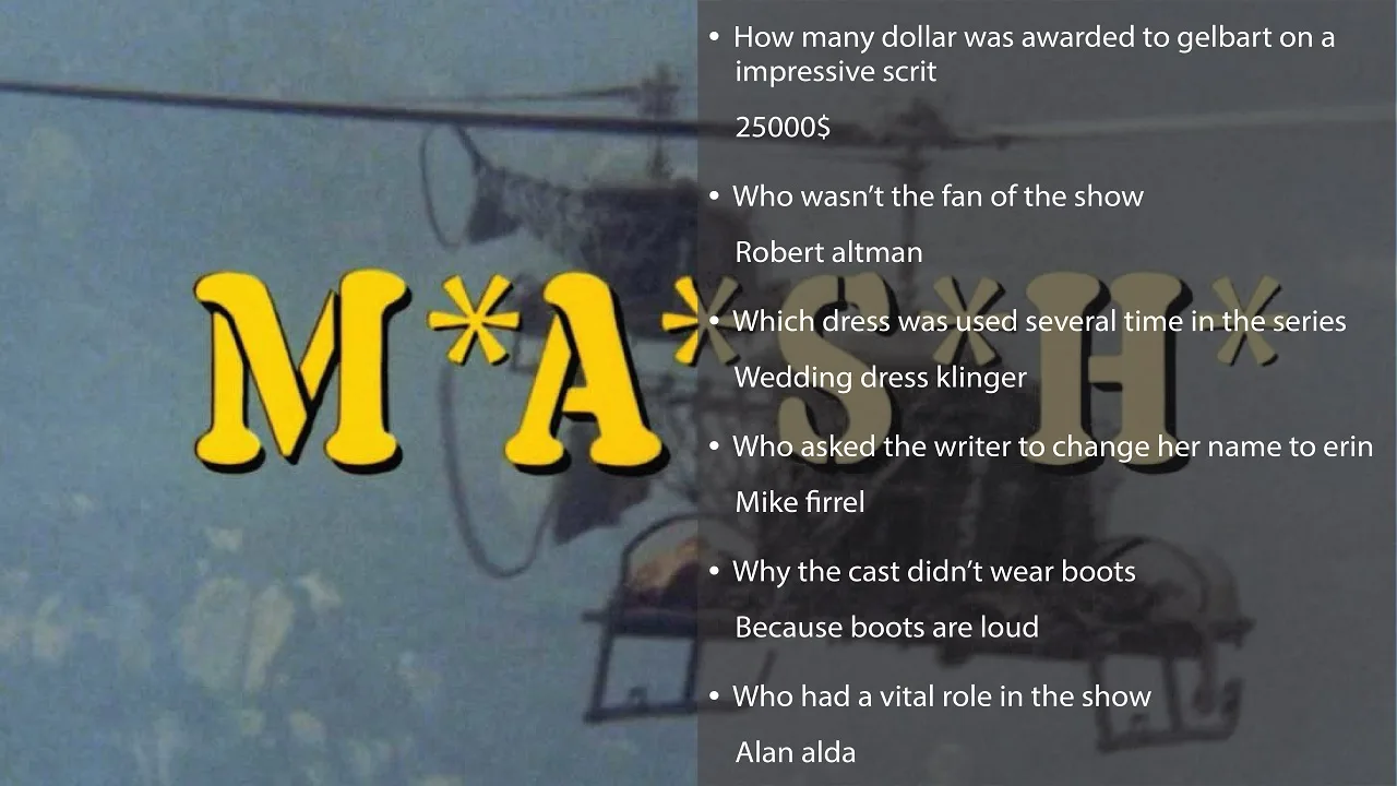 MASH Trivia
