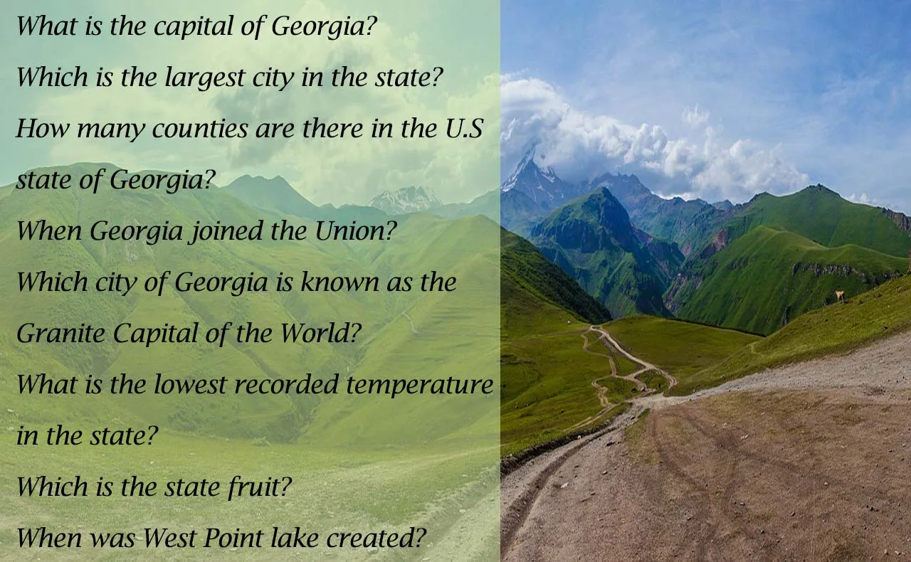 Georgia Trivia Questions