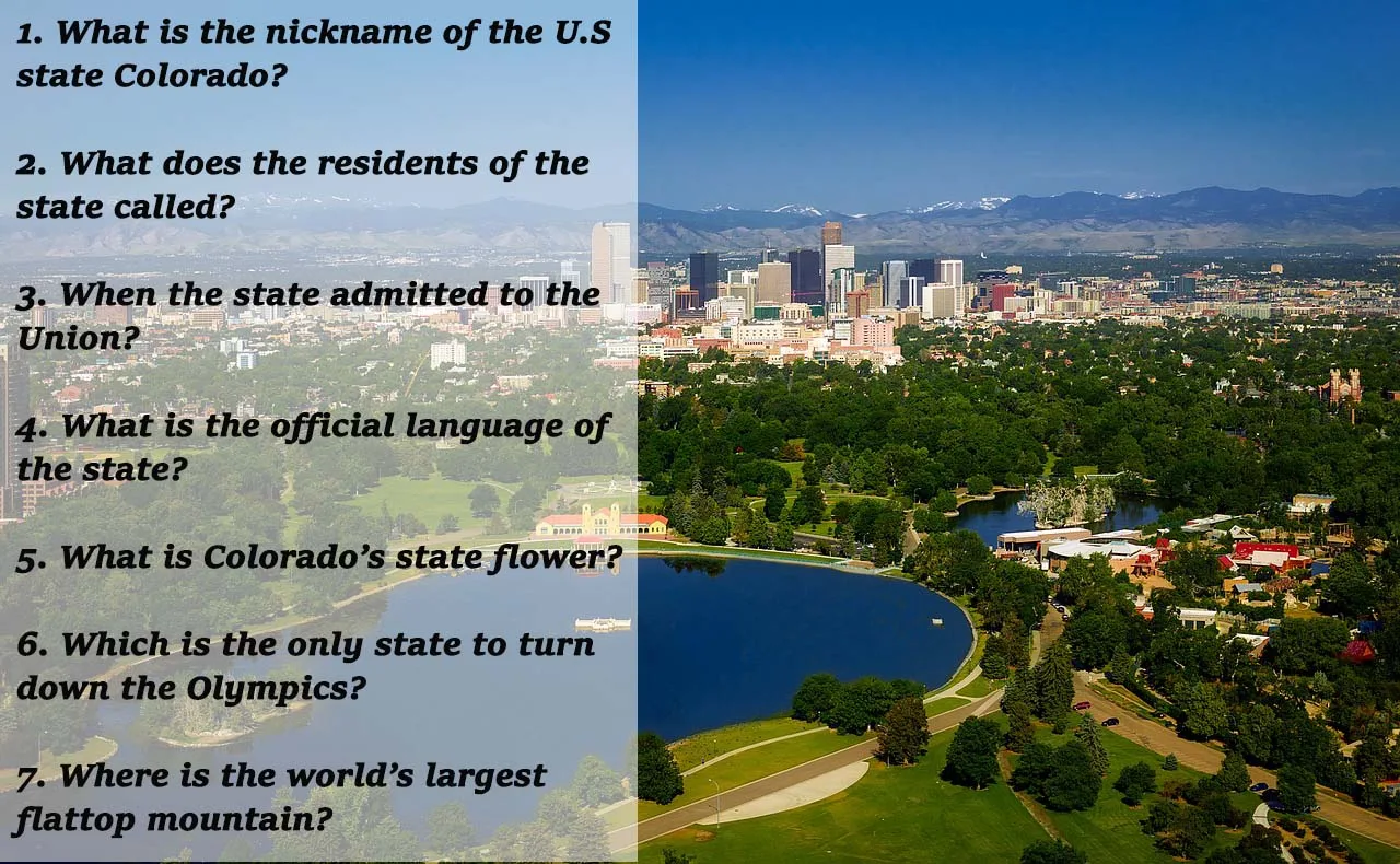 Colorado Trivia Questions