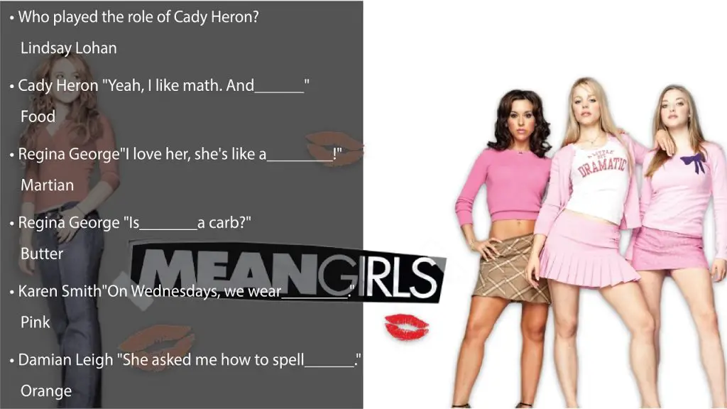 65 Mean Girls Trivia Questions And Answers 4967