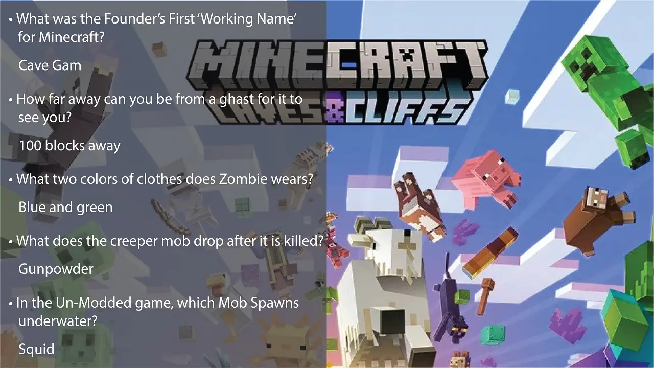Minecraft trivia