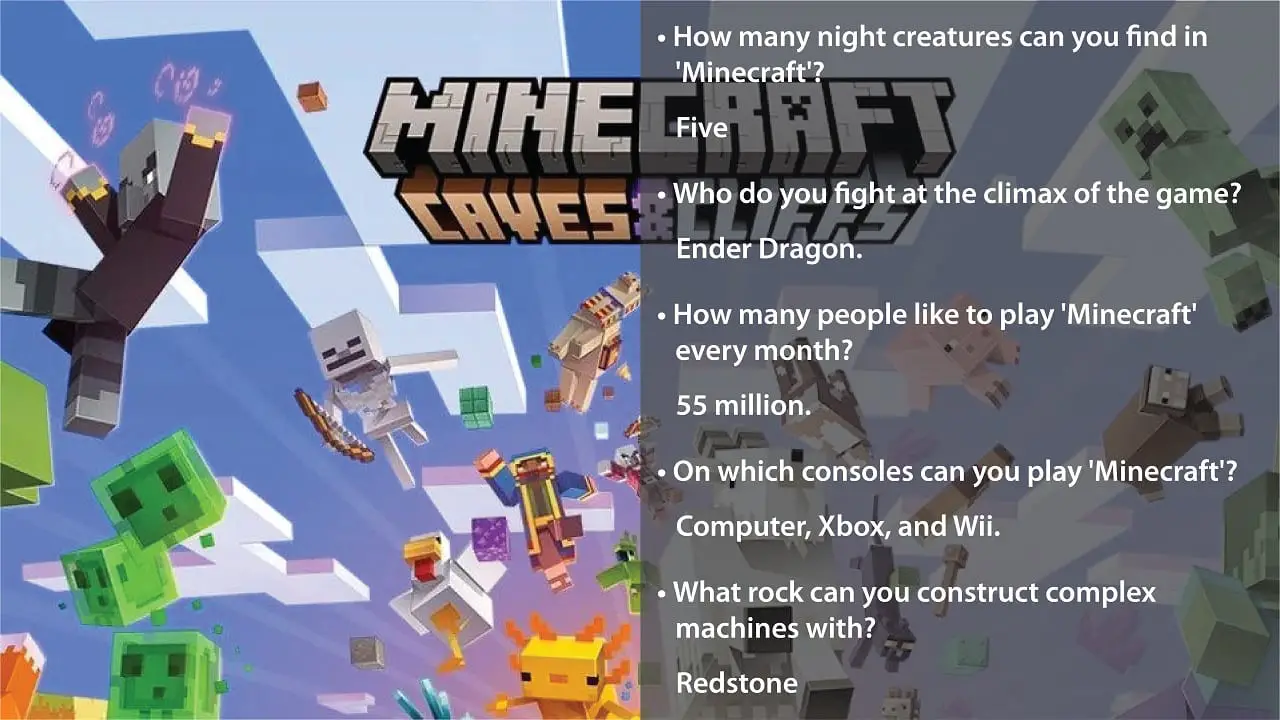 65 Minevraft Trivia Questions And Answers