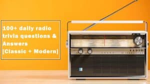 daily radio trivia questions